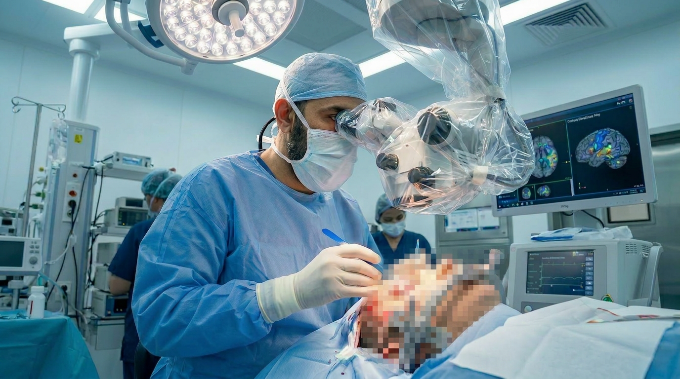 جراحة المخ مع المريض مستيقظًا لأورام المخ